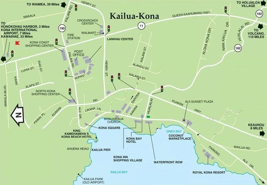 Ali'i Dr Kailua-Kona map